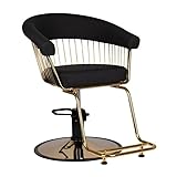 i Beauty Barber Friseurstuhl Friseursessel Bedienungsstuhl Friseureinrichtung Gold