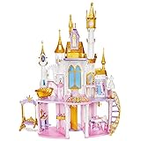 Disney Princess Ultimate Celebration Castle, Doll House with Musical Fireworks Light Show, Toy for Girls 3 and Up