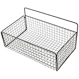 PAREKS Gitter-Aufbewahrungskörbe über Schranktür, Drahtkorb für Küche und Bad, hält Shampoo, Duschgel