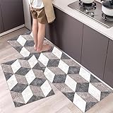 Küchenteppich 50x160 3D Küchenläufer Teppich Für Küche Waschbarer rutschfest Läufer Küchenmatte Weich Und Superabsorbierend Waschbar In Waschmaschine