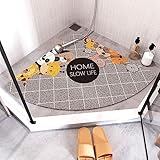 KARTIE Duschmatte rutschfest Shower Mat Non-Slip Washable Rutschmatte Badewanne Anti-Mould Quick Drying Loofah Massage Soft Comfort Shower Mats Bath Mat with Drainage PVC Loofah Bath Mat