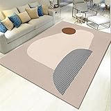 Kunsen Teppich küche waschbar Teppich Flur Schlafzimmer-Rechteckteppich, Esszimmerteppich, Balkon-Bodenmatte, rutschfest Teenager mädchen deko Teppich waschbar 160X200CM 5ft 3' X6ft 6.7'