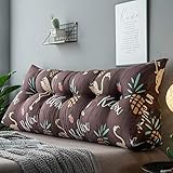 CYAYQ Großes gepolstertes Kopfteil gefülltes dreieckiges weiches Keilkissen, Rückenlehnenpositionierung, Lesekissen für Sofa, Bett, 120 x 20 x 50 cm