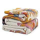 SAYT RLAE Boho Tagesdecke Baumwolle Decke Bettüberwürfe Doppelseitig Kuscheldeck Bettwäsche, Bed Blanket Cover Sheet, Baumwolldecke Couchdecke Sesseldecke Wendedecke Bettüberwurf 250x250cm