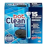 botClean Bodenreiniger Flüssigkeit für Wischroboter (15 x 18 ml), leistungsstarkes Reinigungsmittel für Saugroboter mit Wischfunktion und Saugwischer für Sauberkeit, Glanz und Duft