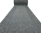 Casatessile Grek Inca Teppichläufer 68 cm breit pro Meter - Grigio