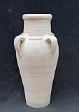 Amphore 60 cm aus Terracotta Terrakotta mit 4 Henkeln Garten Landhaus Deko Vintage Mediterran Vase