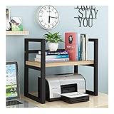 Druckerständer mit Stauraum Multifunktionsdrucker Rack Office Desktop Organizer Einfache Moderne Desktop Bücherregal Drucker Stand Lagerung Rack Copy Rack Regal für Datei-Organizer (Color : A)