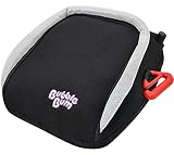 BubbleBum Aufblasbare Auto-Sitzerhöhung - Schmale | Tragbare | Faltbare | Reisesitzerhöhung ohne Rückenlehne - Komfortabel, Kompakt und Bequem - Perfekt für Urlaube, Fahrgemeinschaften - Schwarz