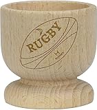 Azeeda 'Rugby Ball' Hölzerner Eierbecher (EC00023872)