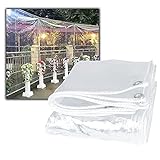 0,5x1,5m wasserdichte Transparente Plane, 6x6m Outdoor Balkon Regenfeste Tarps, Gewächshauspflanzen Klare Abdeckung, Mit Ösen (Size : 1x3m)