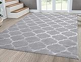 Mia´s Teppiche 'Anna' Wohnzimmer Teppich, Kurzflor, 080x150 cm, Grau