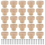 15 / 25 Stück Möbelknöpfe, Möbelknöpfe Holz, Schrankknöpfe, Schrankknöpfe Holz, Tierdrucke Schubladenknöpfe, Rund 25 x 35 mm, Knauf für Schrank für Kommode,Schubladen,Wohnzimmer,Schrank,Küche. (15)