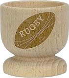 Azeeda 'Rugby Ball' Hölzerner Eierbecher (EC00023873)