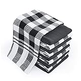 Chef Pomodoro Geschirrtücher, Geschirrtücher Baumwolle, Küchentücher, Geschirrtücher Schwarz, Kitchen Towel, Küchenhandtucher, Premium Qualität Trockentücher, 10er Set, ‎63.5 x 38.cm