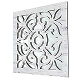 DOITOOL Spiegel-Wandaufkleber Aufkleber Glas-Dekor Spiegel-Wand-Dekor Holz-Wand-Dekor Wand-Akzente Spiegel Bauernhaus-Küchen-Dekor Geometrische Wand-Dekor