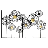 SKASEN® Wanddeko Metall, Wandbild, Deko Wohnzimmer, Metallbild, 80x50cm, Inkl. Befestigungsmaterial, Wanddekoration FELJNA