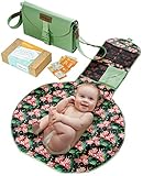munimu® Stylische Wickeltasche Kinderwagen inkl. Schultergurt I Müheloses Handling dank XXL-Liegefläche & viel Platz I Baby Wickeltasche ideal für unterwegs & auf Reisen I Wickeltasche groß