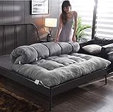 Futon-Matratze, japanische Tatami-Matratze, Qui-genäht, weiche Matratze, 10 cm, für Studentenwohnheim, Familie, Bett, Boden, Einzelbett, Doppelbett, King-Size-Bett, Queen-Matratze, faltbar (Größe: