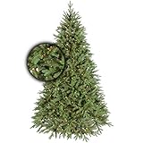 Knstlicher Weihnachtsbaum Tannenbaum Christbaum grn Excellent Trees LED Ulvik 180 cm mit Beleuchtung, 350 Lmpchen beleuchtet