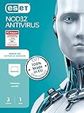ESET NOD32 Antivirus 2023 | 3 Geräte | 1 Jahr | Windows (11, 10, 8 und 7) and MacOS | Download