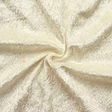 STOFFKONTOR Pannesamt Stoff - Meterware, Champagner - zum Nähen von Bekleidung, Kostümen, Dekorationen