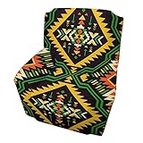 ASDTEHCY Sofabezug, Indianer Sofa Schonbezug, Einzelperson Passform Stretch Protector für Sofa