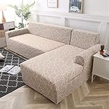 PPMP Flexible geometrische Sofabezug für Wohnzimmer All-Inclusive-Sofabezug L-förmige Ecke modulare Sofakombination A18 1-Sitzer