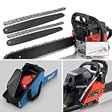 ms-point BITUXX Benzin Kettensäge 50cm Säge Motorsäge Motorkettensäge 58ccm 3,6PS XXL-Set inkl. 18' / 20' Kette Schwert und Transporttasche
