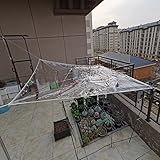 PVC-Kunststoffplane - Transparent Tarps 2x3m, Plastik Plane, Beidseitig Wasserdicht, Sonnenschutz, Mehrzweck, Dicke 0.35 Mm, Plane Wasserdicht Mit ÖSen