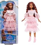 DISNEY Arielle, die Meerjungfrau - Festliche Arielle-Puppe mit pinkfarbenem Kleid und roten Haaren, beweglich mit 5 Gelenken und Frisierspaß, für Kinder ab 3 Jahren, HPD90