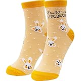 GRUSS & CO Zaubersocken Du bist mein Lieblingshase, 1 Paar für Größe 36-40