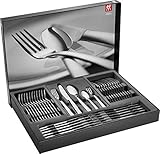 ZWILLING Newcastle Besteck-Set, 60-teilig, Für 12 Personen, 18/10 Edelstahl/Hochwertiger Klingenstahl, Poliert