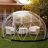 BASII Blasenzelt-Kuppelhaus, 5-7 Personen Luftball mit Iglu-Struktur im Freien, 3,6 m/12 Fuß Luftball mit Iglu-Struktur im Freien für Mahlzeiten im Freien, Hinterhof, Camping, Sternenbeobachtung