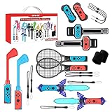 12 in 1 Switch Sport Zubehör Set Bundle – 2023 Familienparty-Paket Spiel Zubehör Set Satz für Nintendo Switch & OLED Sportspiele