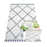 QLS Teppich Flacher Sisalteppich 60 x 110 cm Natur Belgien für Innen & Außen Läufer In- & Outdoor