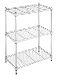 Whitmor Supreme kleines 3 Ebenen, verstellbar Regal Chrom, Metall, 2