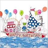 20 Servietten Schiff zum Geburtstag | Tischdeko | Decoupage | Serviettentechnik 33x33cm