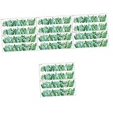 Angoily 4 Sets Pflanzen-Sockelleisten Kinderzimmer-Dekor Spiegel-Tapete Blumen-Tapete Grünes Gras Wandaufkleber Pflanzen-Wandaufkleber Blumen-Wandaufkleber Tapetenbordüren Für