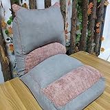 Multifunktionaler Klappbarer Ottoman, Atmungsaktive Liege mit 5-stufig Verstellbarer Rückenlehne, Bodensitzsofa zum Lesen und Spielen (Color : Style 2)