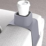 OLIMY Couch Cup, Sofa-Armlehnen-Tablett, Auslaufschutz und Stuhlgetränk, Couch-Untersetzer for Sessel, Couch-Caddy, Sofa-Liege (grau) (Color : Gray)