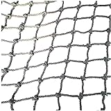 Amacthysh Outdoor-Kinder-Kletternetz Sicherheitsnetz Gartennetz Balkonschutz Zaun Decking Rope Net Hängematte Sicherheitsnetz Frachtnetz Anti-Wear Woven Rope Outdoor,2 * 3m/6.6 * 9.8ft