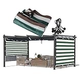 Schattennetz Im Freien Sonnenschutznetz Beständiges Garden Schattiernetz mit Ösen, Scheune Gewächshaus UV-Schutz, Anpassbar UHEKC (Color : Green, Size : 4x12m/13.12x39.36ft)