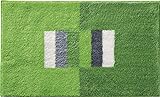 Erwin Müller Badematte Korfu, Badteppich rutschhemmend grün Größe 60x100 cm - für Fußbodenheizung geeignet, flauschig weich (weitere Farben, Größen)