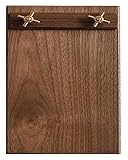 Aktenschrank Aktenordner A4 Holz Ordner Tafel Verdickte Klassenzimmer Zubehör Rechtsblock Menü Schreibtafel Bürobedarf mit Aufhängeloch Schreibclip Ordner Zubehör (Größe: Grauer Wolf)