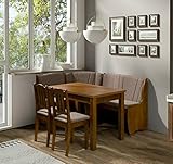 HUIJK Eckbank Eckbank Set Mit 2 Stühle Und Tisch Küche Essgruppe Esszimmer-Set