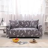 ASCV Elastische Stretch-Sofabezüge für das Wohnzimmer Universal-Sofabezug in L-Form Möbel Sessel Protector A4 1-Sitzer