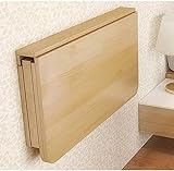 AOXGCOV Klapptisch Zur Wandmontage, Wandklapptisch, Esstisch, Schreibtisch, Computertisch
