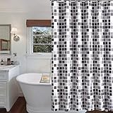 Rosa Schleife Duschvorhang 200x220 cm (BxH), Anti-Schimmel Anti-Bakteriell Wasserabweisender Shower Curtains Liner weichem Polyestergewebe Bath Curtains Vorhang aus Schöne Muster für Badezimmer WC