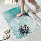 HABXNJF Rutschfeste saugfähige Matten, Frühling Pusteblume Badematte für Badezimmer, Badewanne, Duschboden (40 x 60 cm)